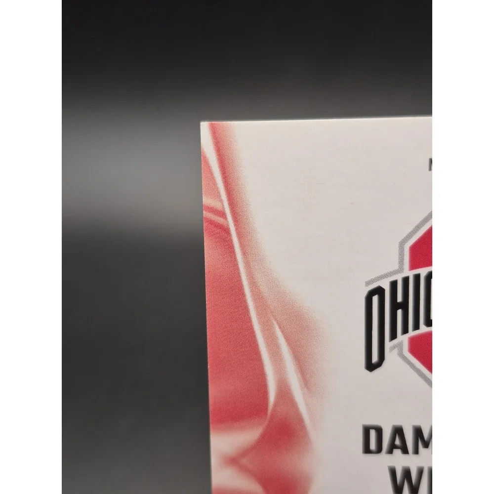 2025 Panini NIL Ohio State Damarion Witten #DW Cracked Ice Auto Miami Redhawks